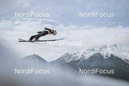 02.01.2021, Innsbruck, Austria (AUT): Thomas Lackner (AUT) - FIS world cup ski jumping men, four hills tournament, qualification, individual HS128, Innsbruck (AUT). www.nordicfocus.com. © EXPA/JFK/NordicFocus. Every downloaded picture is fee-liable.