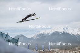 02.01.2021, Innsbruck, Austria (AUT): Valentin Foubert (FRA) - FIS world cup ski jumping men, four hills tournament, qualification, individual HS128, Innsbruck (AUT). www.nordicfocus.com. © EXPA/JFK/NordicFocus. Every downloaded picture is fee-liable.