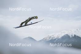 02.01.2021, Innsbruck, Austria (AUT): Ziga Jelar (SLO) - FIS world cup ski jumping men, four hills tournament, qualification, individual HS128, Innsbruck (AUT). www.nordicfocus.com. © EXPA/JFK/NordicFocus. Every downloaded picture is fee-liable.