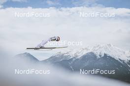 02.01.2021, Innsbruck, Austria (AUT): Stefan Kraft (AUT) - FIS world cup ski jumping men, four hills tournament, qualification, individual HS128, Innsbruck (AUT). www.nordicfocus.com. © EXPA/JFK/NordicFocus. Every downloaded picture is fee-liable.