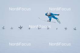 03.01.2021, Innsbruck, Austria (AUT): Peter Prevc (SLO) - FIS world cup ski jumping men, four hills tournament, individual HS128, Innsbruck (AUT). www.nordicfocus.com. © EXPA/JFK/NordicFocus. Every downloaded picture is fee-liable.