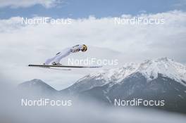 02.01.2021, Innsbruck, Austria (AUT): Evgeniy Klimov (RUS) - FIS world cup ski jumping men, four hills tournament, qualification, individual HS128, Innsbruck (AUT). www.nordicfocus.com. © EXPA/JFK/NordicFocus. Every downloaded picture is fee-liable.