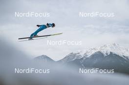 02.01.2021, Innsbruck, Austria (AUT): Gregor Deschwanden (SUI) - FIS world cup ski jumping men, four hills tournament, qualification, individual HS128, Innsbruck (AUT). www.nordicfocus.com. © EXPA/JFK/NordicFocus. Every downloaded picture is fee-liable.