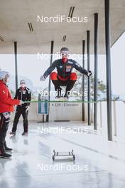 02.01.2021, Innsbruck, Austria (AUT): Michael Hayboeck (AUT) - FIS world cup ski jumping men, four hills tournament, qualification, individual HS128, Innsbruck (AUT). www.nordicfocus.com. © EXPA/JFK/NordicFocus. Every downloaded picture is fee-liable.