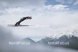 02.01.2021, Innsbruck, Austria (AUT): Jan Hoerl (AUT) - FIS world cup ski jumping men, four hills tournament, qualification, individual HS128, Innsbruck (AUT). www.nordicfocus.com. © EXPA/JFK/NordicFocus. Every downloaded picture is fee-liable.