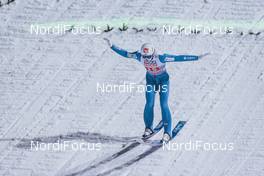 06.01.2021, Bischofshofen, Austria (AUT): Marius Lindvik (NOR) - FIS world cup ski jumping men, four hills tournament, individual HS142, Bischofshofen (AUT). www.nordicfocus.com. © EXPA/JFK/NordicFocus. Every downloaded picture is fee-liable.