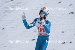 06.01.2021, Bischofshofen, Austria (AUT): Marius Lindvik (NOR) - FIS world cup ski jumping men, four hills tournament, individual HS142, Bischofshofen (AUT). www.nordicfocus.com. © EXPA/JFK/NordicFocus. Every downloaded picture is fee-liable.