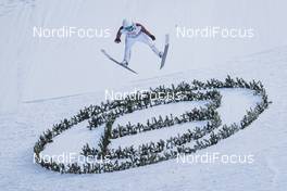 06.01.2021, Bischofshofen, Austria (AUT): Matthew Soukup (CAN) - FIS world cup ski jumping men, four hills tournament, individual HS142, Bischofshofen (AUT). www.nordicfocus.com. © EXPA/JFK/NordicFocus. Every downloaded picture is fee-liable.