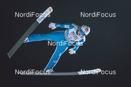05.01.2021, Bischofshofen, Austria (AUT): Marius Lindvik (NOR) - FIS world cup ski jumping men, four hills tournament, qualification, individual HS142, Bischofshofen (AUT). www.nordicfocus.com. © EXPA/JFK/NordicFocus. Every downloaded picture is fee-liable.
