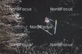 06.01.2021, Bischofshofen, Austria (AUT): Karl Geiger (GER) - FIS world cup ski jumping men, four hills tournament, individual HS142, Bischofshofen (AUT). www.nordicfocus.com. © EXPA/JFK/NordicFocus. Every downloaded picture is fee-liable.
