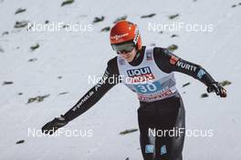 06.01.2021, Bischofshofen, Austria (AUT): Constantin Schmid (GER) - FIS world cup ski jumping men, four hills tournament, individual HS142, Bischofshofen (AUT). www.nordicfocus.com. © EXPA/JFK/NordicFocus. Every downloaded picture is fee-liable.
