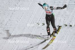 06.01.2021, Bischofshofen, Austria (AUT): Michael Hayboeck (AUT) - FIS world cup ski jumping men, four hills tournament, individual HS142, Bischofshofen (AUT). www.nordicfocus.com. © EXPA/JFK/NordicFocus. Every downloaded picture is fee-liable.