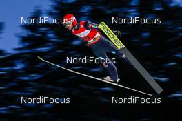 09.01.2021, Titisee-Neustadt, Germany (GER): Markus Eisenbichler (GER) - FIS world cup ski jumping men, individual HS142, Titisee-Neustadt (GER). www.nordicfocus.com. © Volk/NordicFocus. Every downloaded picture is fee-liable.