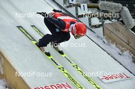 09.01.2021, Titisee-Neustadt, Germany (GER): Markus Eisenbichler (GER) - FIS world cup ski jumping men, individual HS142, Titisee-Neustadt (GER). www.nordicfocus.com. © Reichert/NordicFocus. Every downloaded picture is fee-liable.