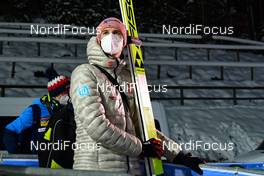 09.01.2021, Titisee-Neustadt, Germany (GER): Karl Geiger (GER) - FIS world cup ski jumping men, individual HS142, Titisee-Neustadt (GER). www.nordicfocus.com. © Reichert/NordicFocus. Every downloaded picture is fee-liable.