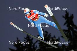 10.01.2021, Titisee-Neustadt, Germany (GER): Marius Lindvik (NOR) - FIS world cup ski jumping men, individual HS142, Titisee-Neustadt (GER). www.nordicfocus.com. © Volk/NordicFocus. Every downloaded picture is fee-liable.