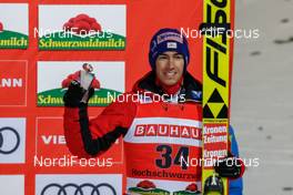10.01.2021, Titisee-Neustadt, Germany (GER): Stefan Kraft (AUT) - FIS world cup ski jumping men, individual HS142, Titisee-Neustadt (GER). www.nordicfocus.com. © Volk/NordicFocus. Every downloaded picture is fee-liable.