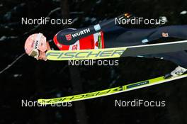 10.01.2021, Titisee-Neustadt, Germany (GER): Severin Freund (GER) - FIS world cup ski jumping men, individual HS142, Titisee-Neustadt (GER). www.nordicfocus.com. © Volk/NordicFocus. Every downloaded picture is fee-liable.