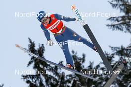 10.01.2021, Titisee-Neustadt, Germany (GER): Giovanni Bresadola (ITA) - FIS world cup ski jumping men, individual HS142, Titisee-Neustadt (GER). www.nordicfocus.com. © Volk/NordicFocus. Every downloaded picture is fee-liable.