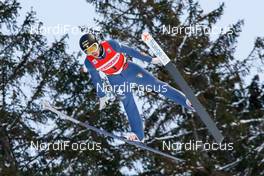 10.01.2021, Titisee-Neustadt, Germany (GER): Alex Insam (ITA) - FIS world cup ski jumping men, individual HS142, Titisee-Neustadt (GER). www.nordicfocus.com. © Volk/NordicFocus. Every downloaded picture is fee-liable.