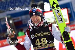 30.01.2021 Willingen, Germany (GER): Kamil Stoch (POL), podium - FIS world cup ski jumping men, individual HS147, Willingen (GER). www.nordicfocus.com. © Reichert/NordicFocus. Every downloaded picture is fee-liable.