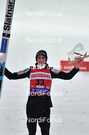 06.02.2021, Klingenthal, Germany (GER): Bor Pavlovcic (SLO), podium - FIS world cup ski jumping men, individual HS140, Klingenthal (GER). www.nordicfocus.com. © Reichert/NordicFocus. Every downloaded picture is fee-liable.