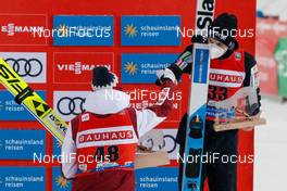 06.02.2021, Klingenthal, Germany (GER): Kamil Stoch (POL), Bor Pavlovcic (SLO) (l-r)  - FIS world cup ski jumping men, individual HS140, Klingenthal (GER). www.nordicfocus.com. © Volk/NordicFocus. Every downloaded picture is fee-liable.