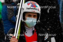 06.02.2021, Klingenthal, Germany (GER): Simon Ammann (SUI) - FIS world cup ski jumping men, individual HS140, Klingenthal (GER). www.nordicfocus.com. © Volk/NordicFocus. Every downloaded picture is fee-liable.