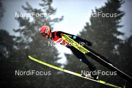 06.02.2021, Klingenthal, Germany (GER): Karl Geiger (GER) - FIS world cup ski jumping men, individual HS140, Klingenthal (GER). www.nordicfocus.com. © Reichert/NordicFocus. Every downloaded picture is fee-liable.