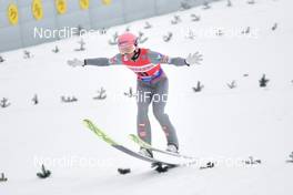 06.02.2021, Klingenthal, Germany (GER): Daniel Huber (AUT) - FIS world cup ski jumping men, individual HS140, Klingenthal (GER). www.nordicfocus.com. © Reichert/NordicFocus. Every downloaded picture is fee-liable.