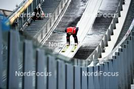 07.02.2021, Klingenthal, Germany (GER): Markus Eisenbichler (GER) - FIS world cup ski jumping men, individual HS140, Klingenthal (GER). www.nordicfocus.com. © Reichert/NordicFocus. Every downloaded picture is fee-liable.