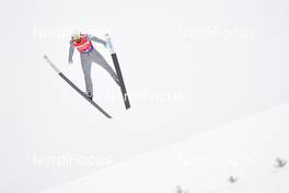 07.02.2021, Klingenthal, Germany (GER): Sabirzhan Muminov (KAZ) - FIS world cup ski jumping men, individual HS140, Klingenthal (GER). www.nordicfocus.com. © Reichert/NordicFocus. Every downloaded picture is fee-liable.