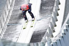 07.02.2021, Klingenthal, Germany (GER): Karl Geiger (GER) - FIS world cup ski jumping men, individual HS140, Klingenthal (GER). www.nordicfocus.com. © Reichert/NordicFocus. Every downloaded picture is fee-liable.