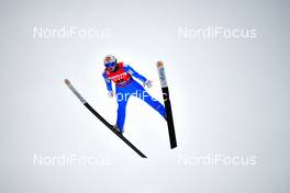 07.02.2021, Klingenthal, Germany (GER): Marius Lindvik (NOR) - FIS world cup ski jumping men, individual HS140, Klingenthal (GER). www.nordicfocus.com. © Reichert/NordicFocus. Every downloaded picture is fee-liable.