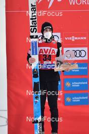 07.02.2021, Klingenthal, Germany (GER): Bor Pavlovcic (SLO), podium - FIS world cup ski jumping men, individual HS140, Klingenthal (GER). www.nordicfocus.com. © Reichert/NordicFocus. Every downloaded picture is fee-liable.