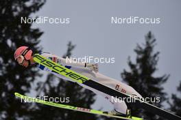 05.02.2021, Klingenthal, Germany (GER): Daniel Huber (AUT) - FIS world cup ski jumping men, training, Klingenthal (GER). www.nordicfocus.com. © Bjoern Reichert/NordicFocus. Every downloaded picture is fee-liable.