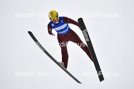 05.02.2021, Klingenthal, Germany (GER): Denis Kornilov (RUS) - FIS world cup ski jumping men, training, Klingenthal (GER). www.nordicfocus.com. © Bjoern Reichert/NordicFocus. Every downloaded picture is fee-liable.