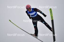 05.02.2021, Klingenthal, Germany (GER): Karl Geiger (GER) - FIS world cup ski jumping men, training, Klingenthal (GER). www.nordicfocus.com. © Bjoern Reichert/NordicFocus. Every downloaded picture is fee-liable.