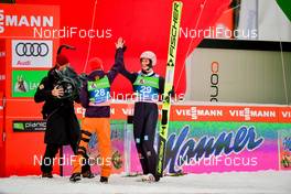 28.03.2021, Planica, Slovenia (SLO): Markus Eisenbichler (GER), Karl Geiger (GER), (l-r) - FIS world cup ski jumping men, individual HS240, Planica (SLO). www.nordicfocus.com. © Reichert/NordicFocus. Every downloaded picture is fee-liable.