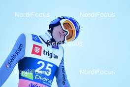 24.03.2021, Planica, Slovenia (SLO): Dominik Peter (SUI) - FIS world cup ski jumping men, training, Planica (SLO). www.nordicfocus.com. © Reichert/NordicFocus. Every downloaded picture is fee-liable.