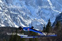 24.03.2021, Planica, Slovenia (SLO): Casey Larson (USA) - FIS world cup ski jumping men, training, Planica (SLO). www.nordicfocus.com. © Reichert/NordicFocus. Every downloaded picture is fee-liable.
