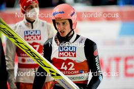 27.02.2021, Oberstdorf, Germany (GER): Karl Geiger (GER) - FIS nordic world ski championships ski jumping men, individual HS106, Oberstdorf (GER). www.nordicfocus.com. © Thibaut/NordicFocus. Every downloaded picture is fee-liable.