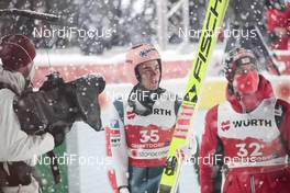05.03.2021, Oberstdorf, Germany (GER): Stefan Kraft (AUT), Philipp Aschenwald (AUT), (l-r)  - FIS nordic world ski championships ski jumping men, individual HS137, Oberstdorf (GER). www.nordicfocus.com. © Modica/NordicFocus. Every downloaded picture is fee-liable.