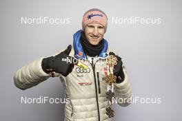 27.02.2021, Oberstdorf, Germany (GER): Karl Geiger (GER) - FIS nordic world ski championships ski jumping men, medals, Oberstdorf (GER). www.nordicfocus.com. © Modica/NordicFocus. Every downloaded picture is fee-liable.