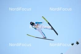 28.02.2021, Oberstdorf, Germany (GER): Maren Lundby (NOR) - FIS nordic world ski championships ski jumping men, mixed team HS106, Oberstdorf (GER). www.nordicfocus.com. © Modica/NordicFocus. Every downloaded picture is fee-liable.