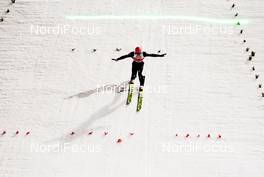 28.02.2021, Oberstdorf, Germany (GER): Karl Geiger (GER) - FIS nordic world ski championships ski jumping men, mixed team HS106, Oberstdorf (GER). www.nordicfocus.com. © Modica/NordicFocus. Every downloaded picture is fee-liable.