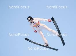 28.02.2021, Oberstdorf, Germany (GER): Daniela Haralambie (ROU) - FIS nordic world ski championships ski jumping men, mixed team HS106, Oberstdorf (GER). www.nordicfocus.com. © Modica/NordicFocus. Every downloaded picture is fee-liable.