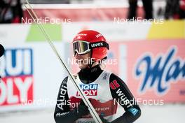 28.02.2021, Oberstdorf, Germany (GER): Katharina Althaus (GER) - FIS nordic world ski championships ski jumping men, mixed team HS106, Oberstdorf (GER). www.nordicfocus.com. © Modica/NordicFocus. Every downloaded picture is fee-liable.