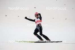 28.02.2021, Oberstdorf, Germany (GER): Karl Geiger (GER) - FIS nordic world ski championships ski jumping men, mixed team HS106, Oberstdorf (GER). www.nordicfocus.com. © Modica/NordicFocus. Every downloaded picture is fee-liable.