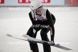 28.02.2021, Oberstdorf, Germany (GER): Karolina Indrackova (CZE) - FIS nordic world ski championships ski jumping men, mixed team HS106, Oberstdorf (GER). www.nordicfocus.com. © Modica/NordicFocus. Every downloaded picture is fee-liable.
